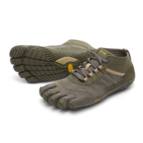 Panske Turistické Topánky Vibram Slovensko - FiveFingers V-Trek Tmavo Siva | 0491ZMTRX